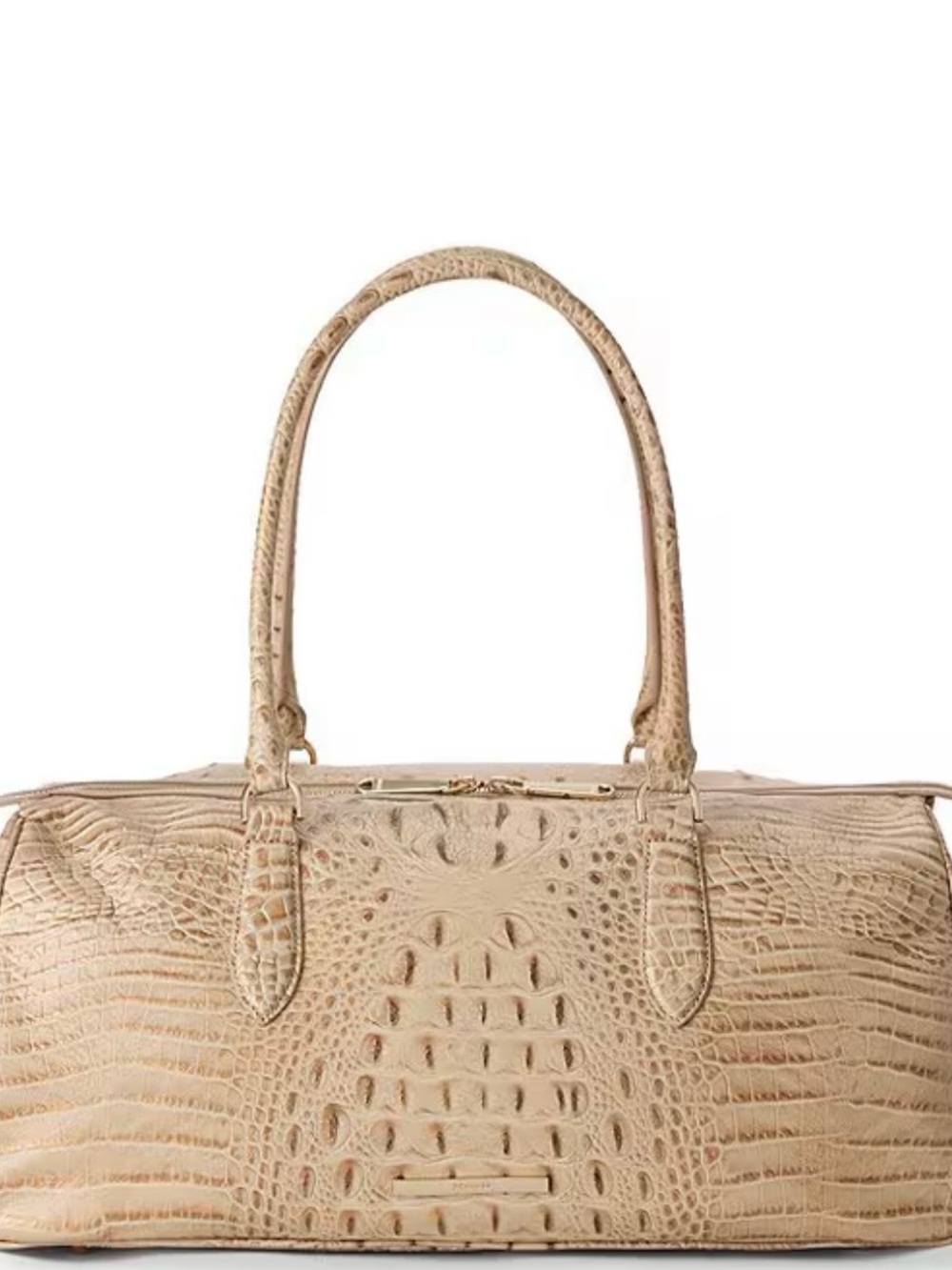BRAHMIN
Myla Alden Road Myla Travel Leather Satchel Bag sandstorm New